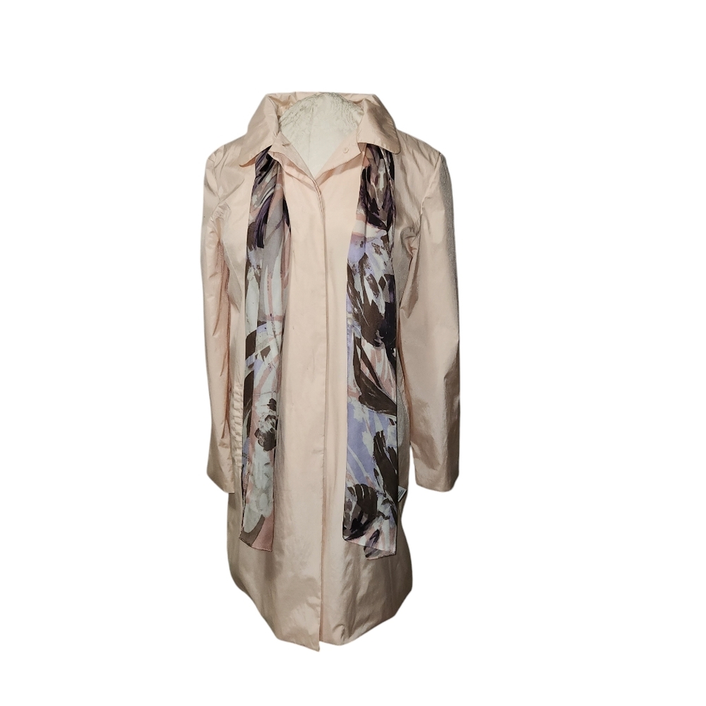 Nine West Rain Jacket with Cynthia Rowley Silk Scarf - Picture 3 of 11